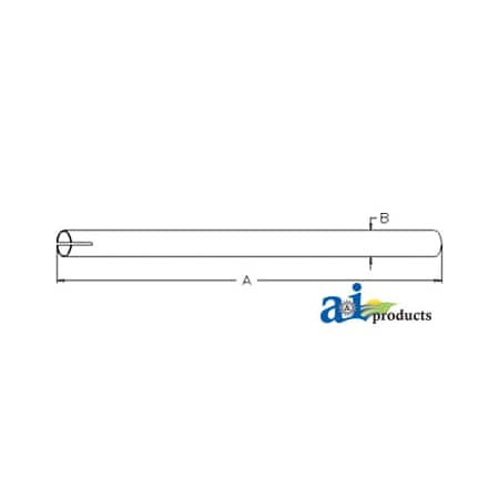 A & I Products Exhaust 2" x2" x24" A-44905154